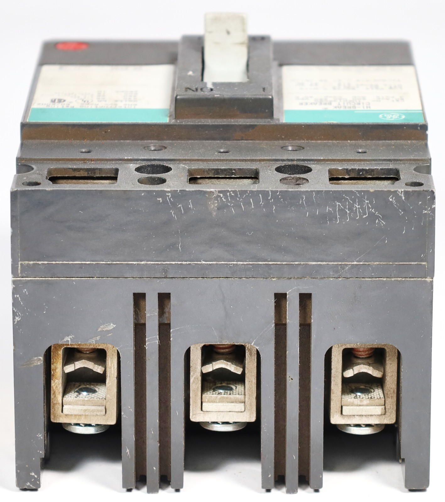 GE 50A Hi-Break Circuit Breaker 3 Pole 600 VAC / 250 VDC 25kA THED136050