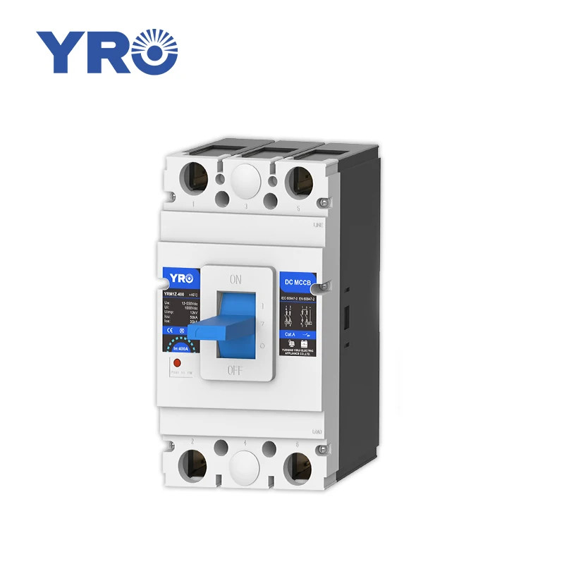 250A DC MCCB Solar Molded Case Circuit Breaker 2P 550V 160A 200A Overload Protec
