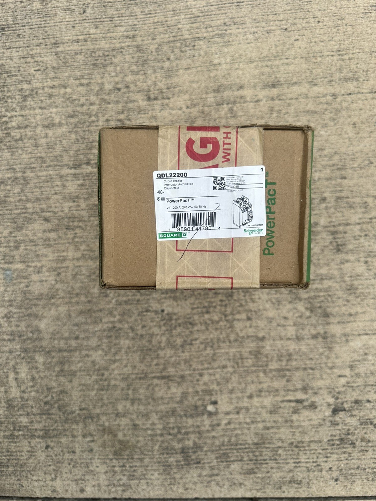 Square D QDL22200 200amp 240Volt