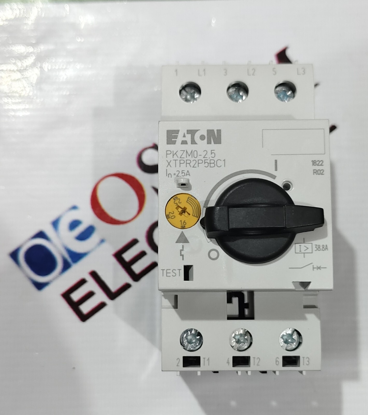 EATON PKZM0-2.5 MOTOR PROTECTION CIRCUIT BREAKER RANGE 1.6-2.5AMP FAST SHIPPING