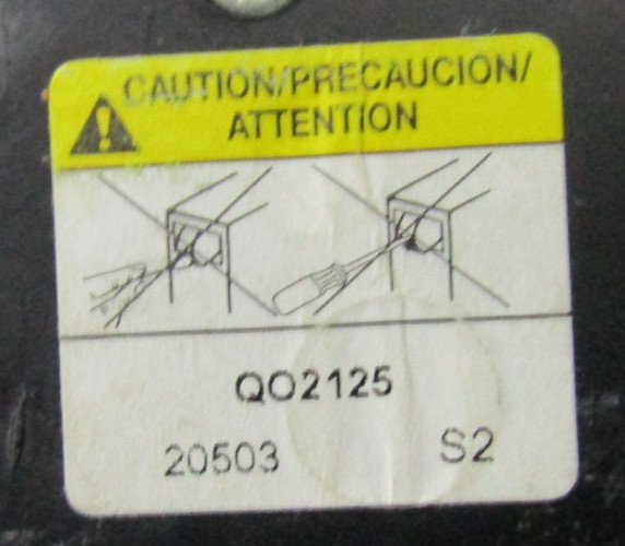 😍 NEW SQUARE D 125 AMP CIRCUIT BREAKER 120/240V 2 POLES 10 KA QO2125