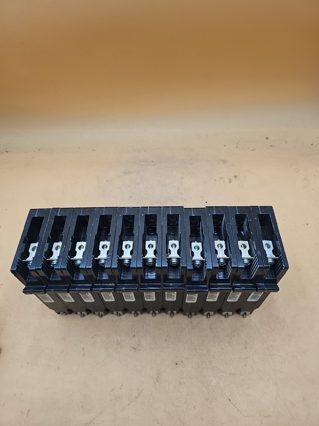 LOT OF 11 Square D EDB14020 1 Pole 20 Amp Type EDB Plug On Circuit Breakers.