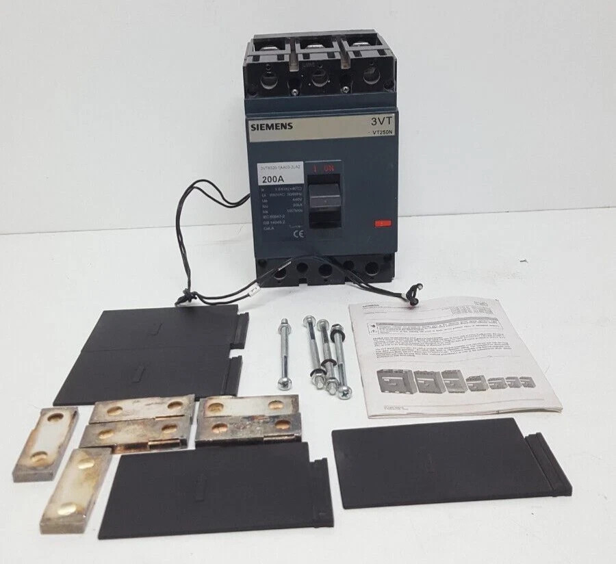 SIEMENS 3VT VT250N 3 POLE 200 AMPS CIRCUIT BREAKER SIEMENS
