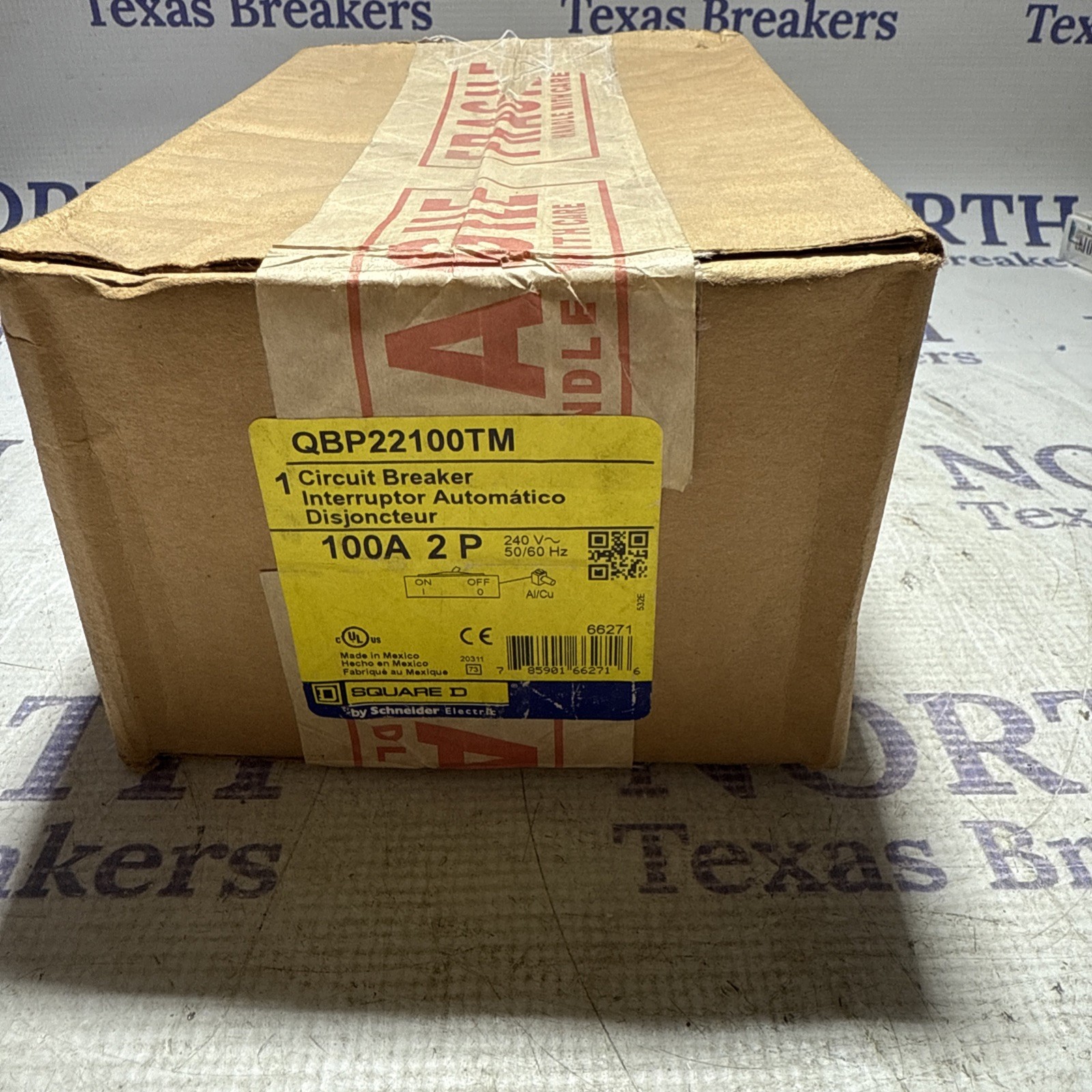 Factory Sealed🔥 Square D QBP QBP22100TM 2 Pole 100 Amp 240v Circuit Breaker￼