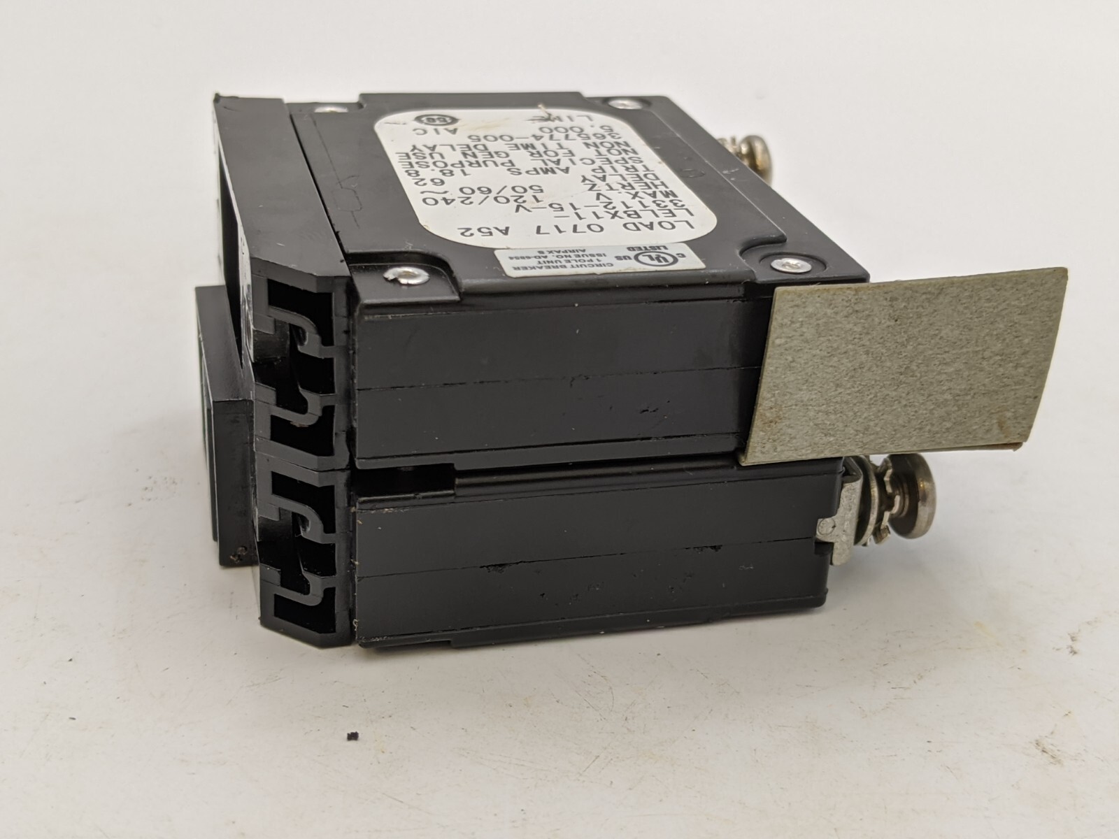 5Pc Airpax LELBX11-33112-15-V Circuit Breaker 15A 2P 120/240V 18.8A Trip LELBX11