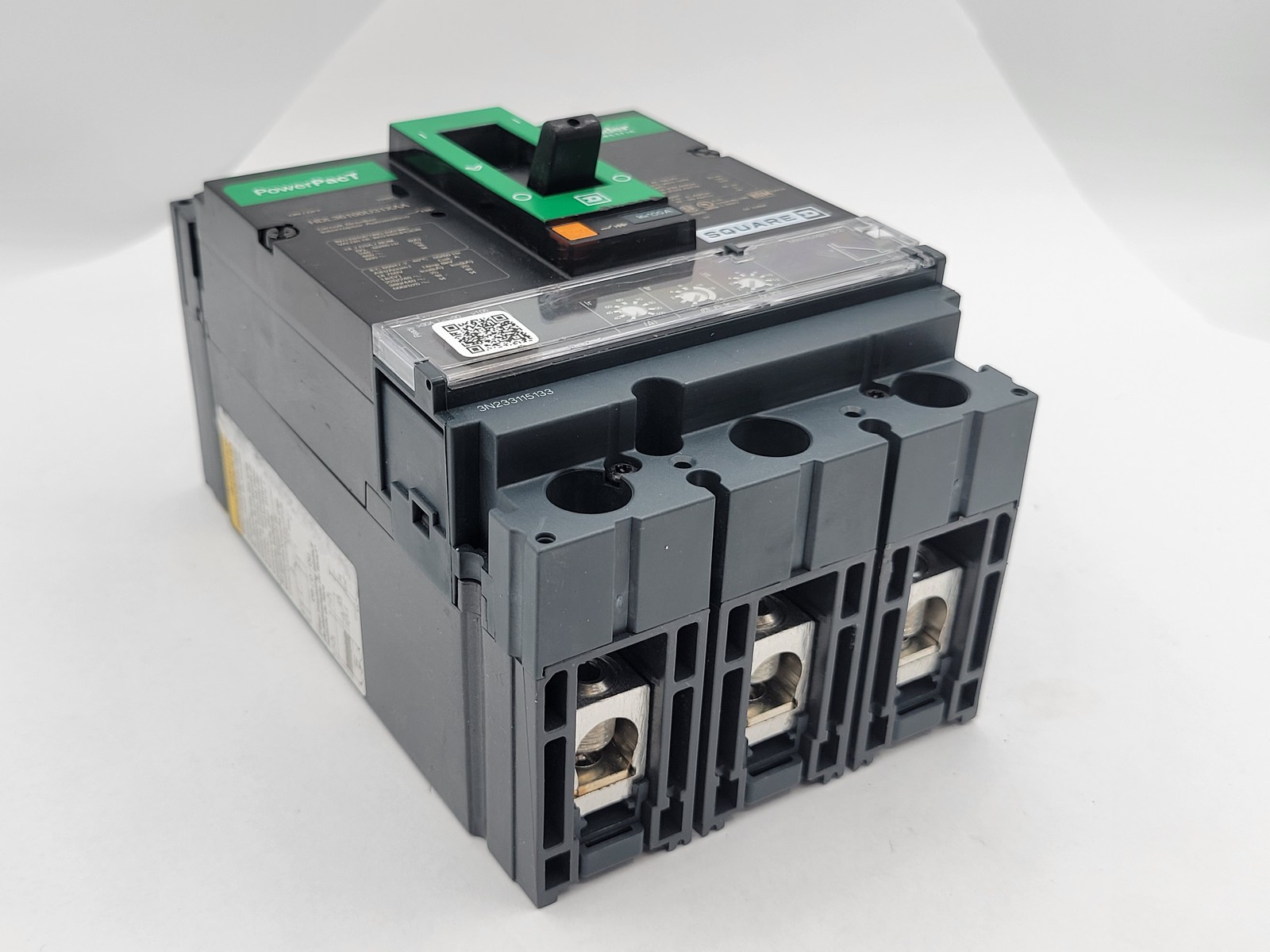 Square D HDL36100U31XAA PowerPact Circuit Breaker 100 Amp 3 Pole 240/480/600V