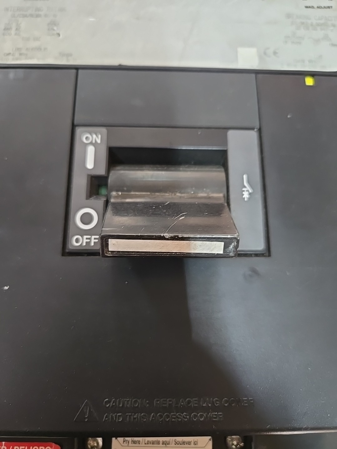 LC36400 400 Amp 600V 3 Pole Square D I Line Breaker