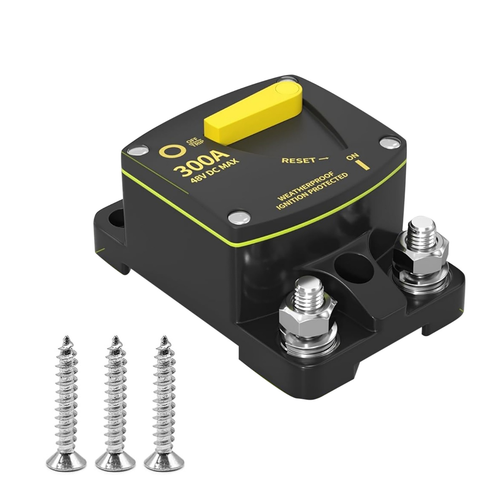 300 Amp 12-48V DC Circuit Breaker For Car Audio RV Marine Boat Truck Motors