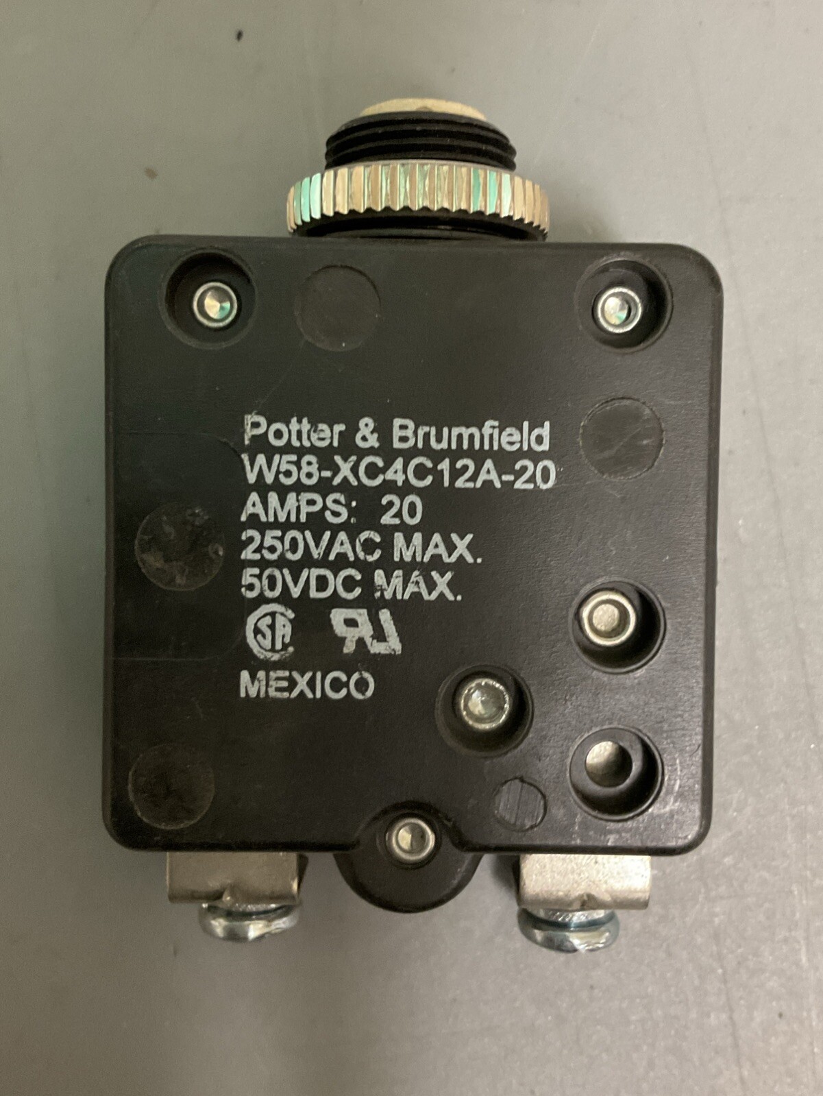 Lot of 18 Potter & Brumfield W58-XC4C12A-20 Circuit Breakers 20 Amps