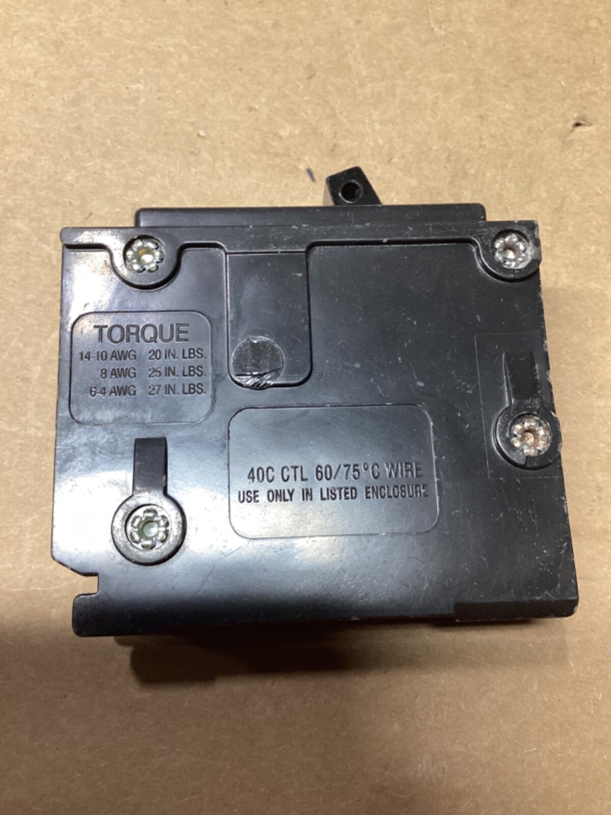 LOT OF 2 Cutler Hammer BR120 Circuit Breaker 1 Pole 20A Type C120 #111L132*CO