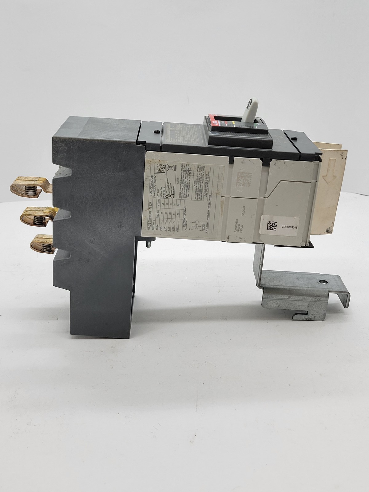 ABB XT1NU3020AYD000XXX Sace Tmax Circuit Breaker 20A 3P 600V XT1N 125