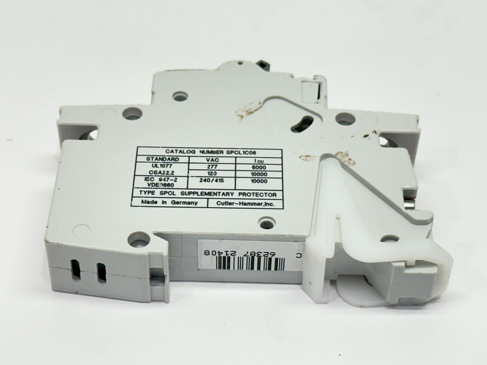 Cutler Hammer SPCL1C06 Circuit Breaker 1-Pole 6A 240/415V