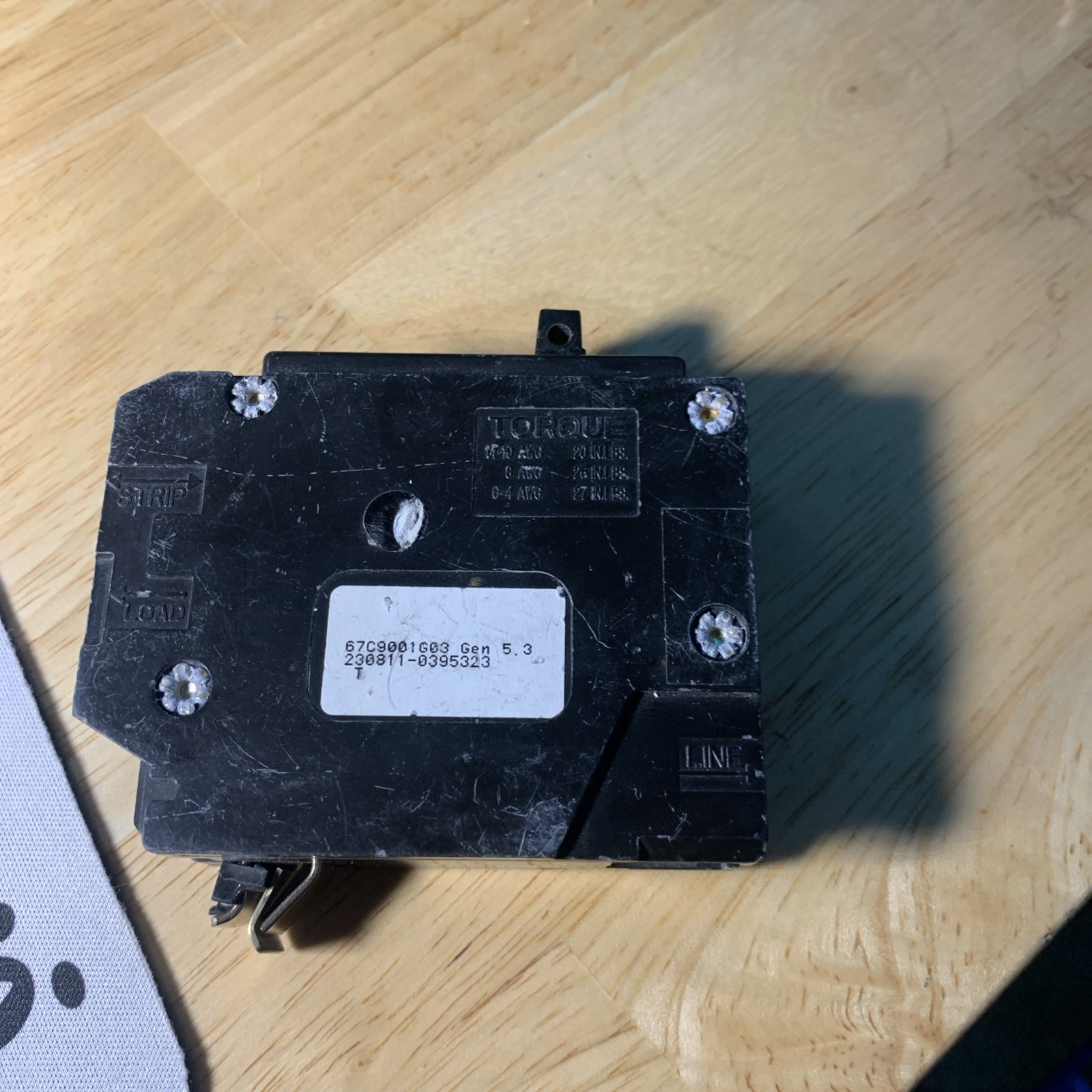 Eaton BRP115AF 120/240V 15A Single Phase Circuit Breaker