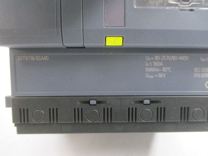 SIEMENS 3VT9116-5GA40 80-253/80-440V 160A NSMP