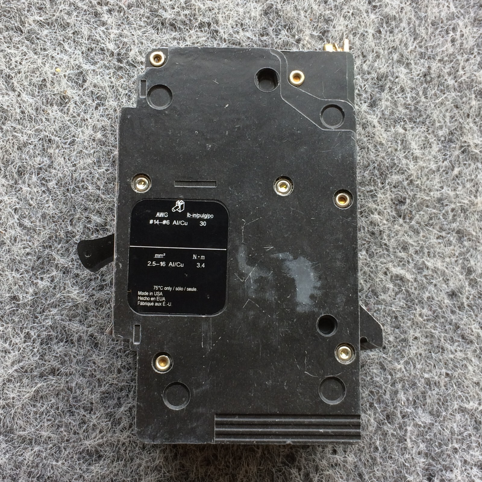 Square D EDB24025 2 Pole 25 Amp 480Y/277V Circuit Breaker