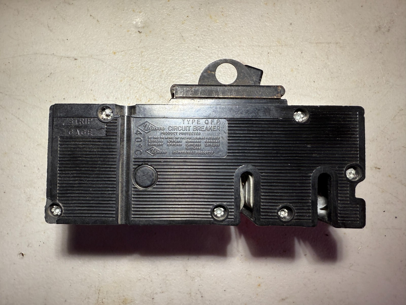 Zinsco Challenger QFP2150 2 Pole 150 Amp Type QFP Circuit Breaker. QFP24150