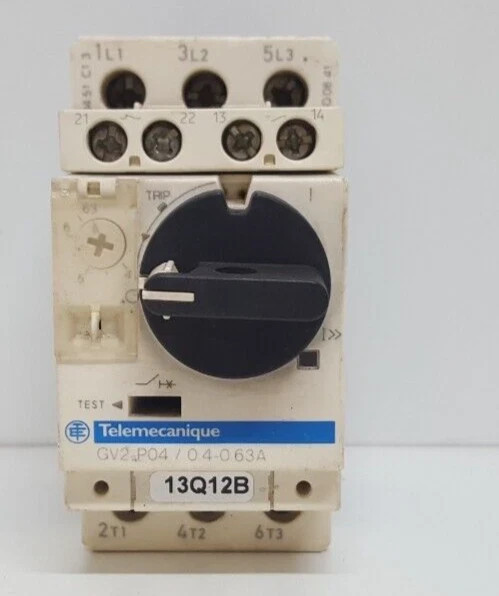 SCHNEIDER ELECTRIC GV2 P04 / 04-063A CIRCUIT BREAKER / TESTED OK