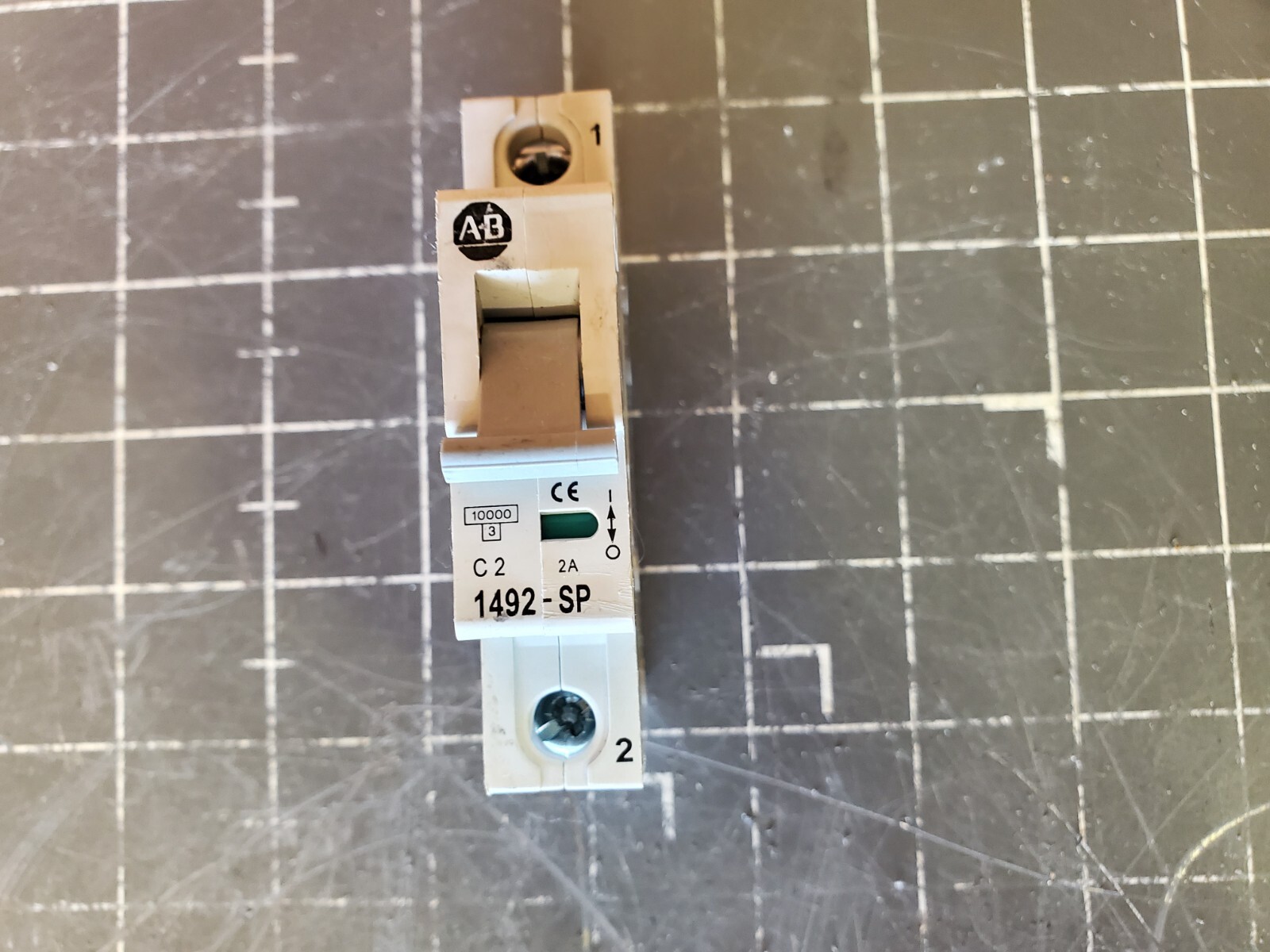 Allen-Bradley Miniature Circuit Breaker, 1492-SP1C020 Ser C / 2A / 1 Pole