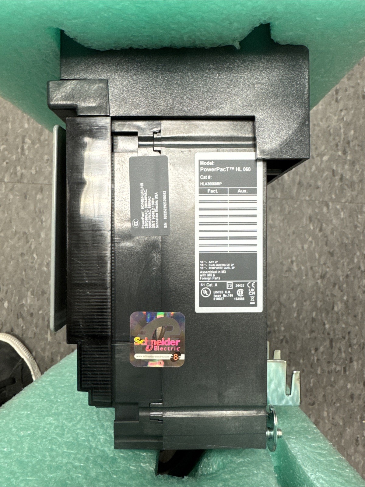 SQUARE D HL4IMA12C1 SCHNEIDER ELECTRIC SPDT1HLI-LINE 120KA480Y/277V3P4W