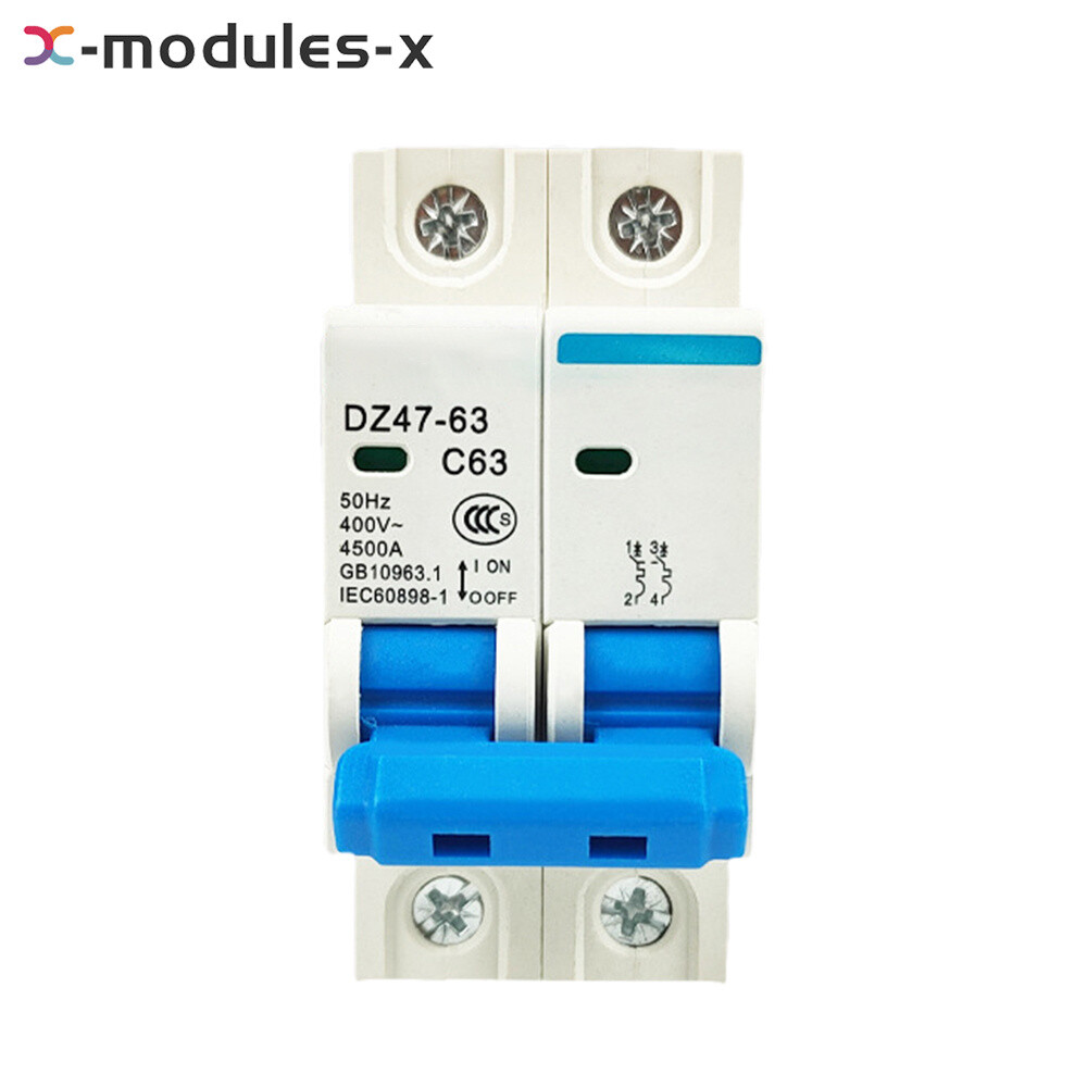 DZ47-63 Circuit Breaker 6-63A Overload Short Circuit Protetion 400V 50Hz New