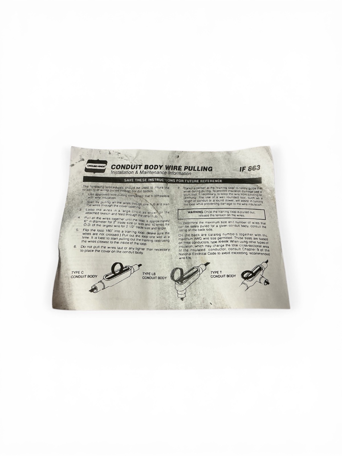 Eaton Crouse-Hinds C67 Type C Conduit Body 2in Form 7 Feraloy Iron Alloy