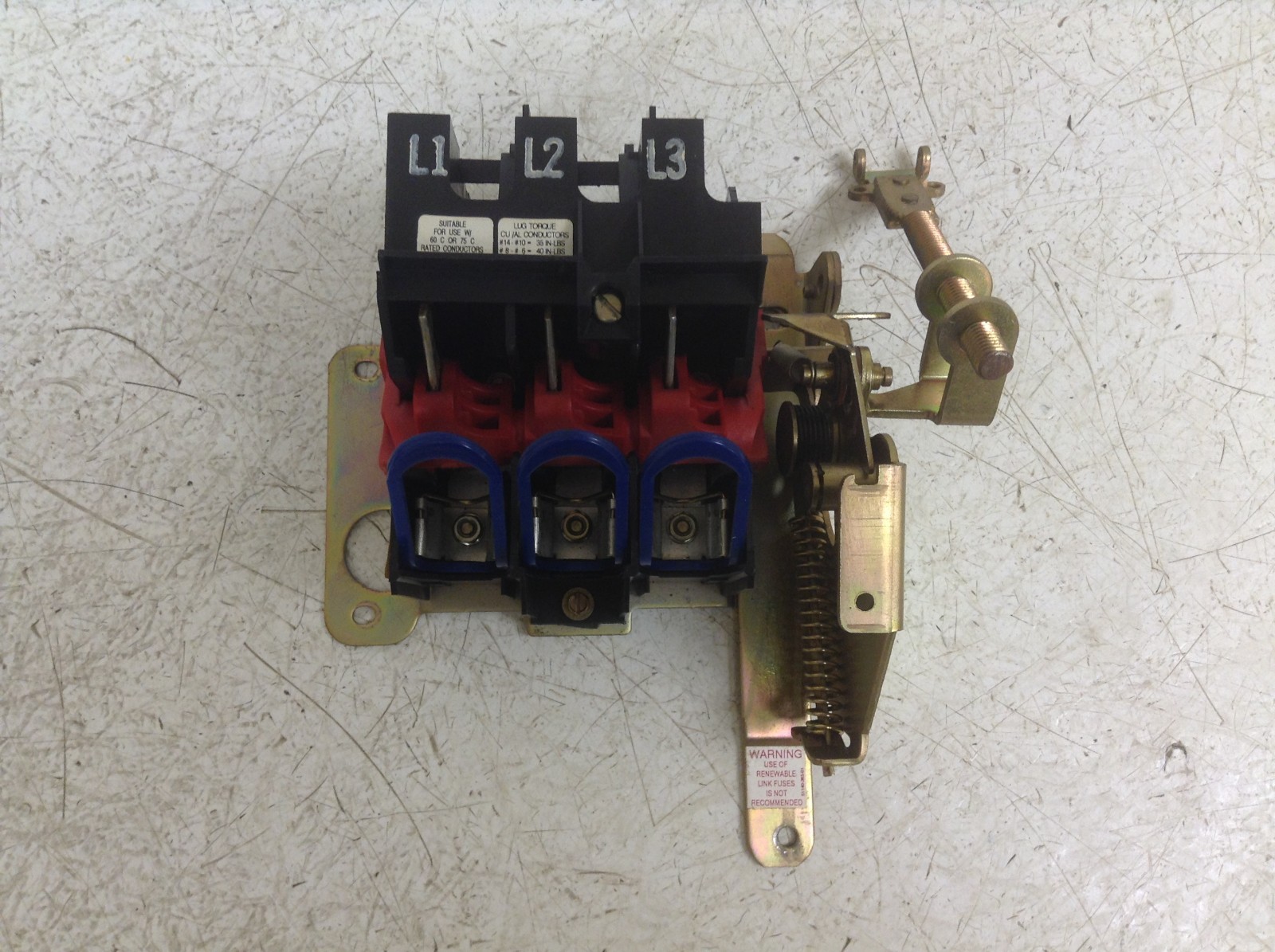 Square D 9422 TC-3 30 Amp 600 Volt Fusible Disconnect Switch 9422TC3 TC3 (OK)
