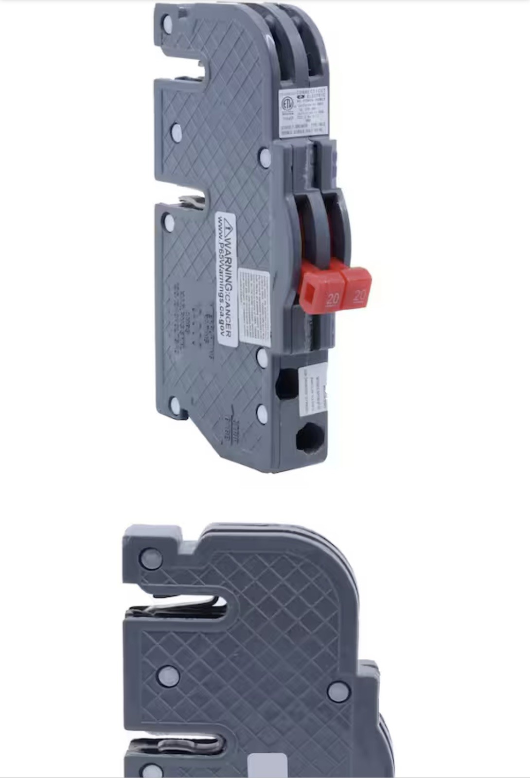 Connecticut Electric UBI VPKUBIZ2020 20 Amp Single Pole Twin Circuit Breaker