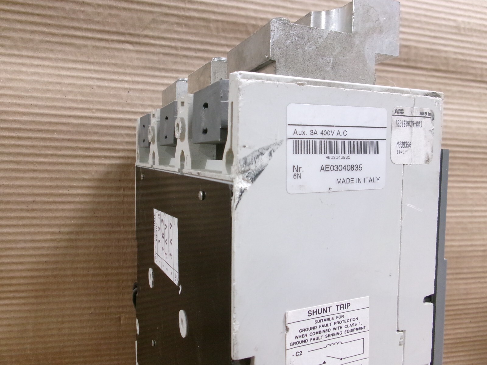 ABB S6N K6TH K6TJ 3 Pole 600 Amp 600v Circuit Breaker FLAWED