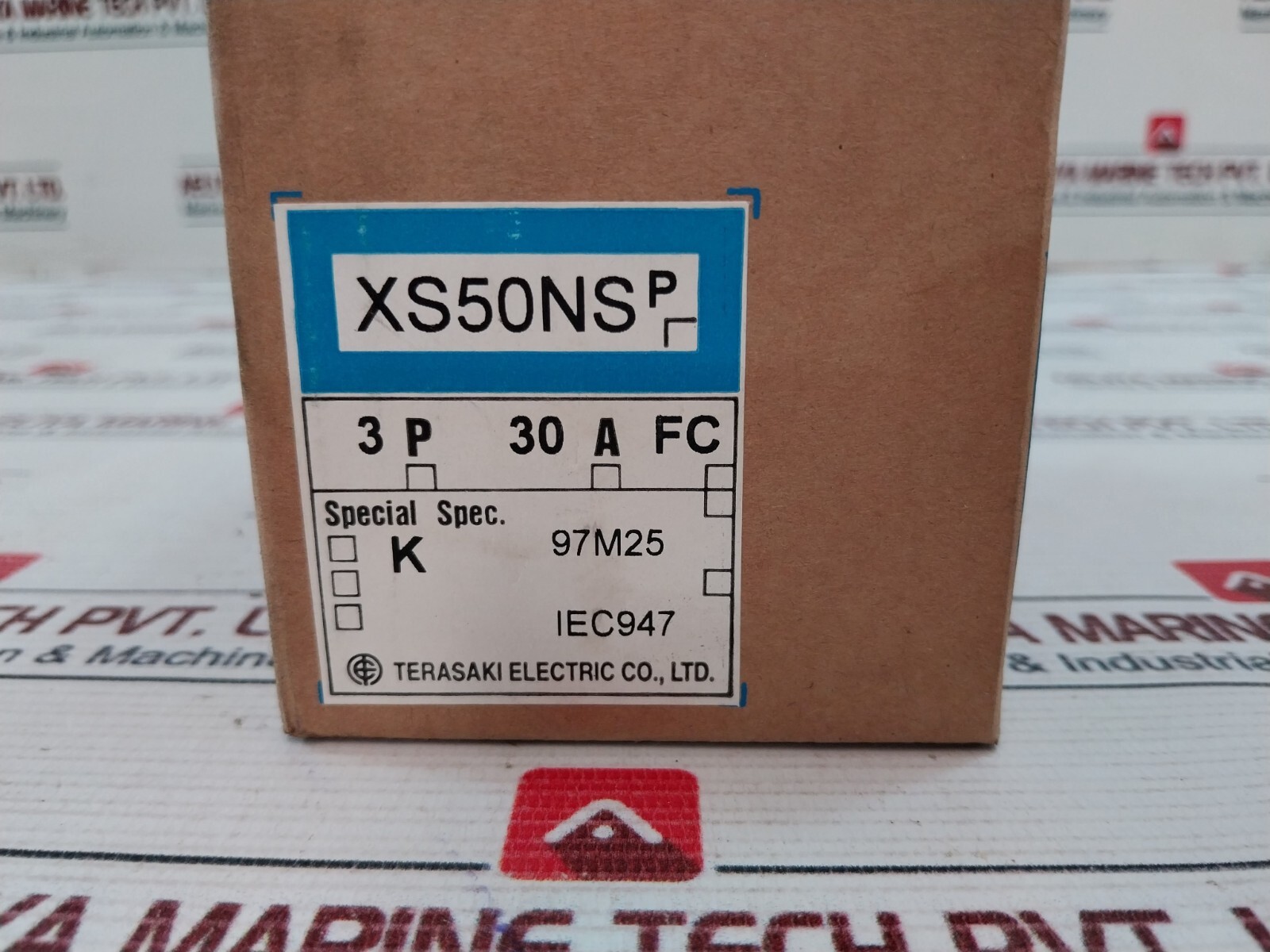 Terasaki Electric XS50NS Circuit Breaker 3 Pole 30A AC600V DC250V