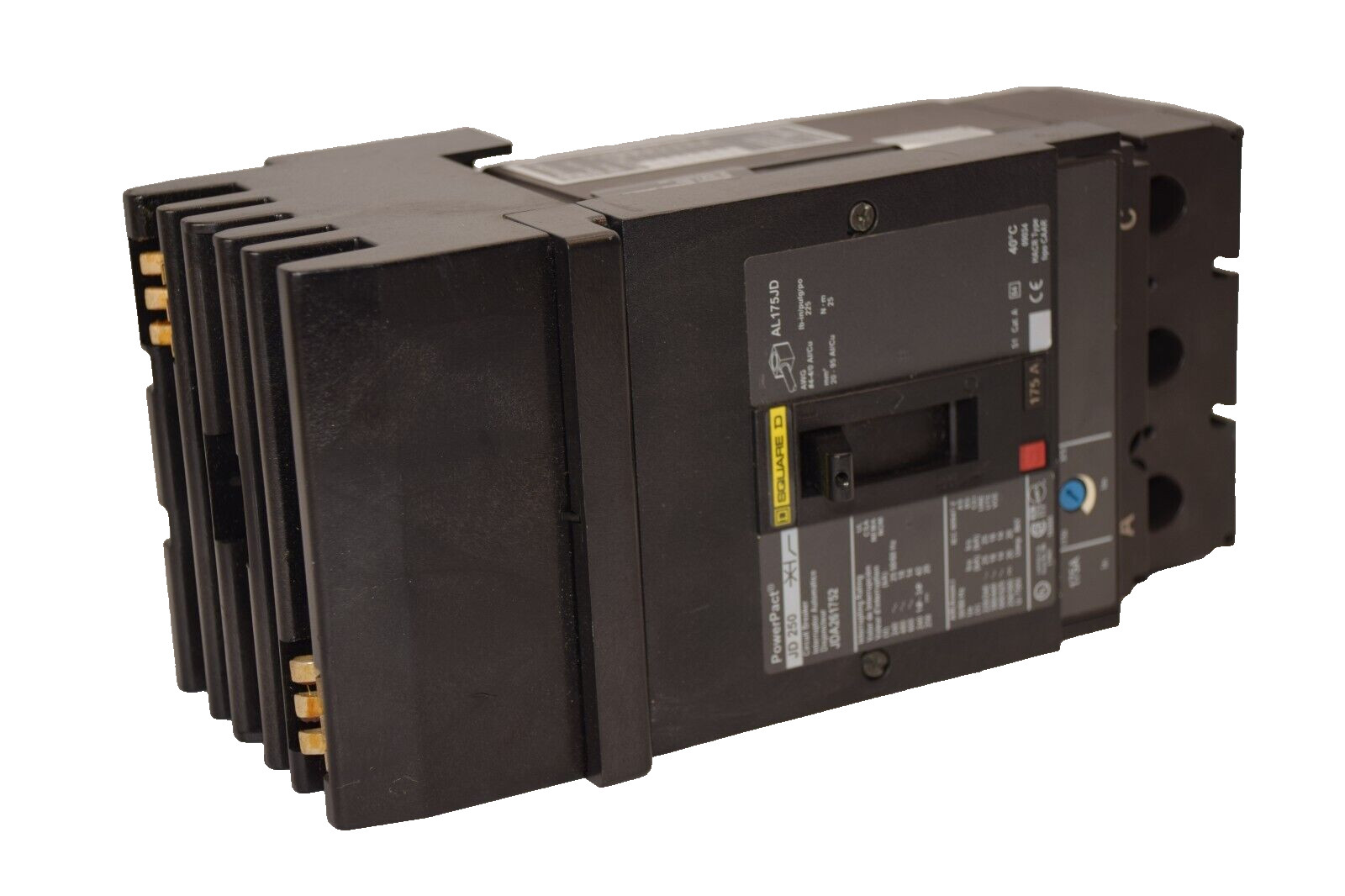 Square D PowerPact Breaker JD250 JDA261752 JDA 261752 175a trip (NEW)