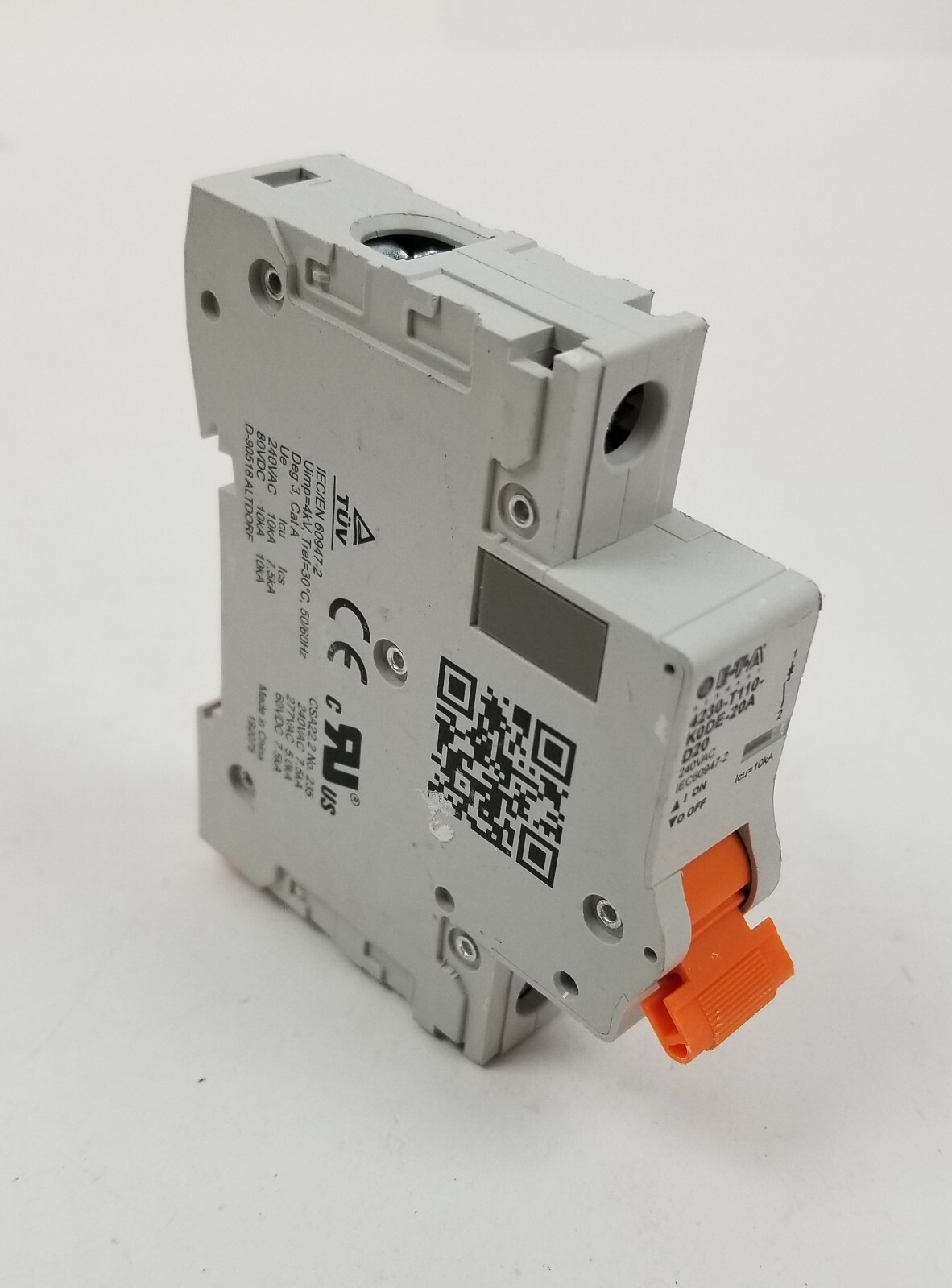 12 ETA 4230-T110-K0DE-20A-D20 Mini Thermal-Magnetic Circuit Breaker 20A NEW