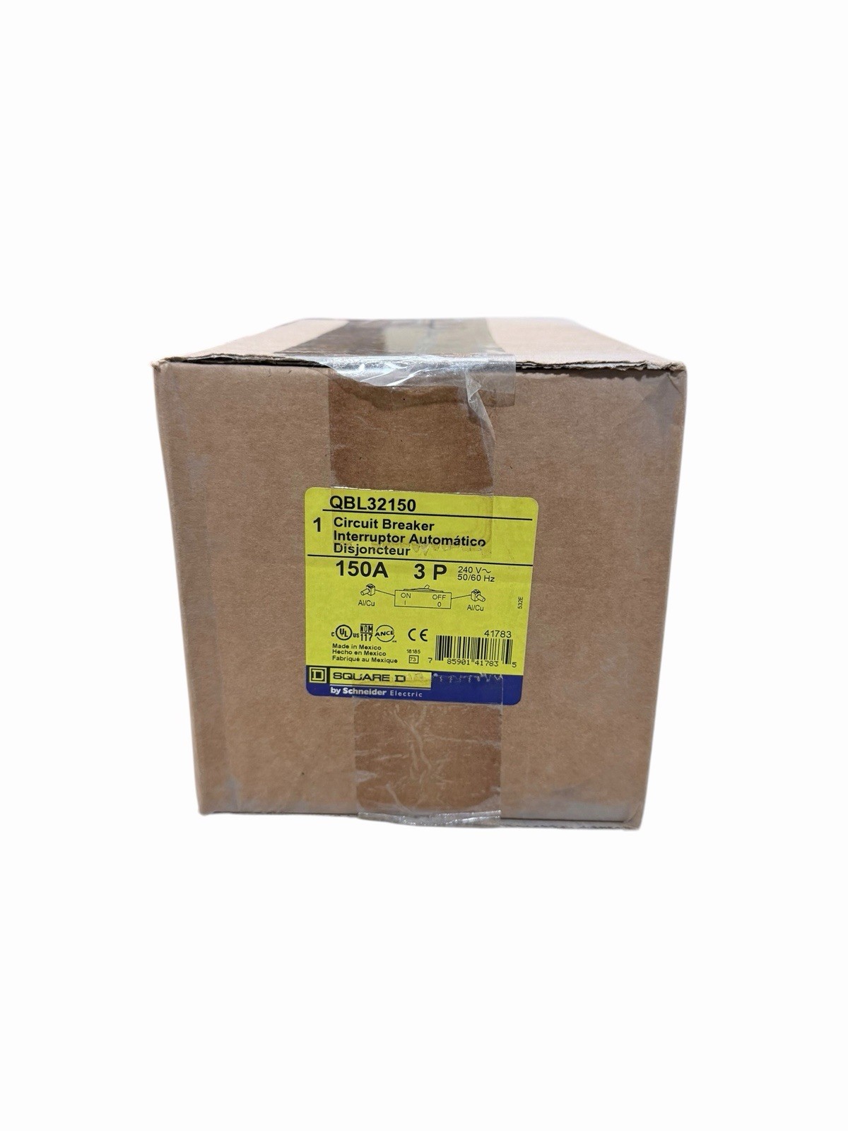 Square D QBL32150 150A 3P 240V PowerPacT Q-Frame Circuit Breaker