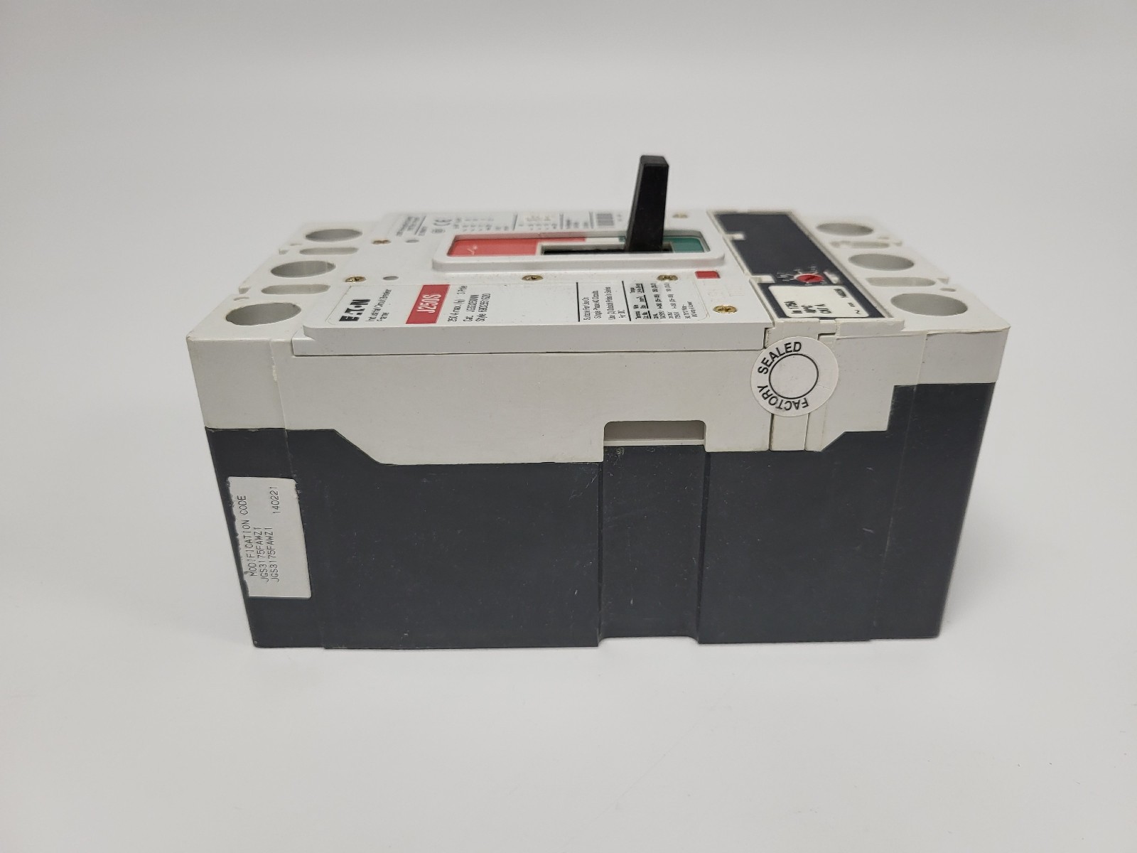 Eaton JGS3250NN Circuit Breaker, 3-Pole, 600V, 250A