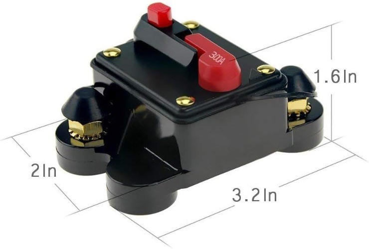 300amp 50A-300A with Manual Reset Home Solar System Fuse Holder for Size: 300A
