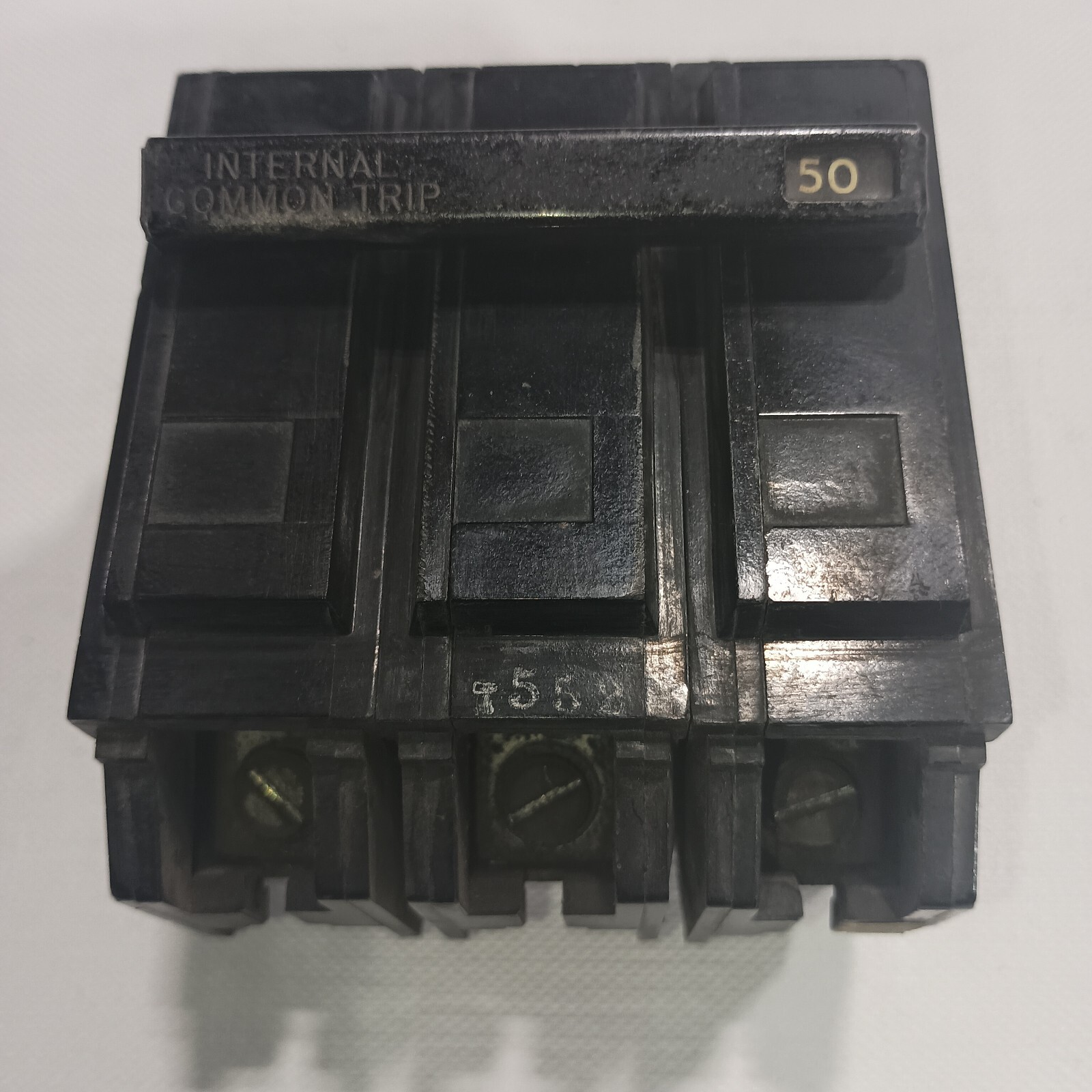 GE TQL32050 50A 2 Pole Circuit Breaker 2P 120/240V AC 50 Amp TQL-AC AL CU Plug-I