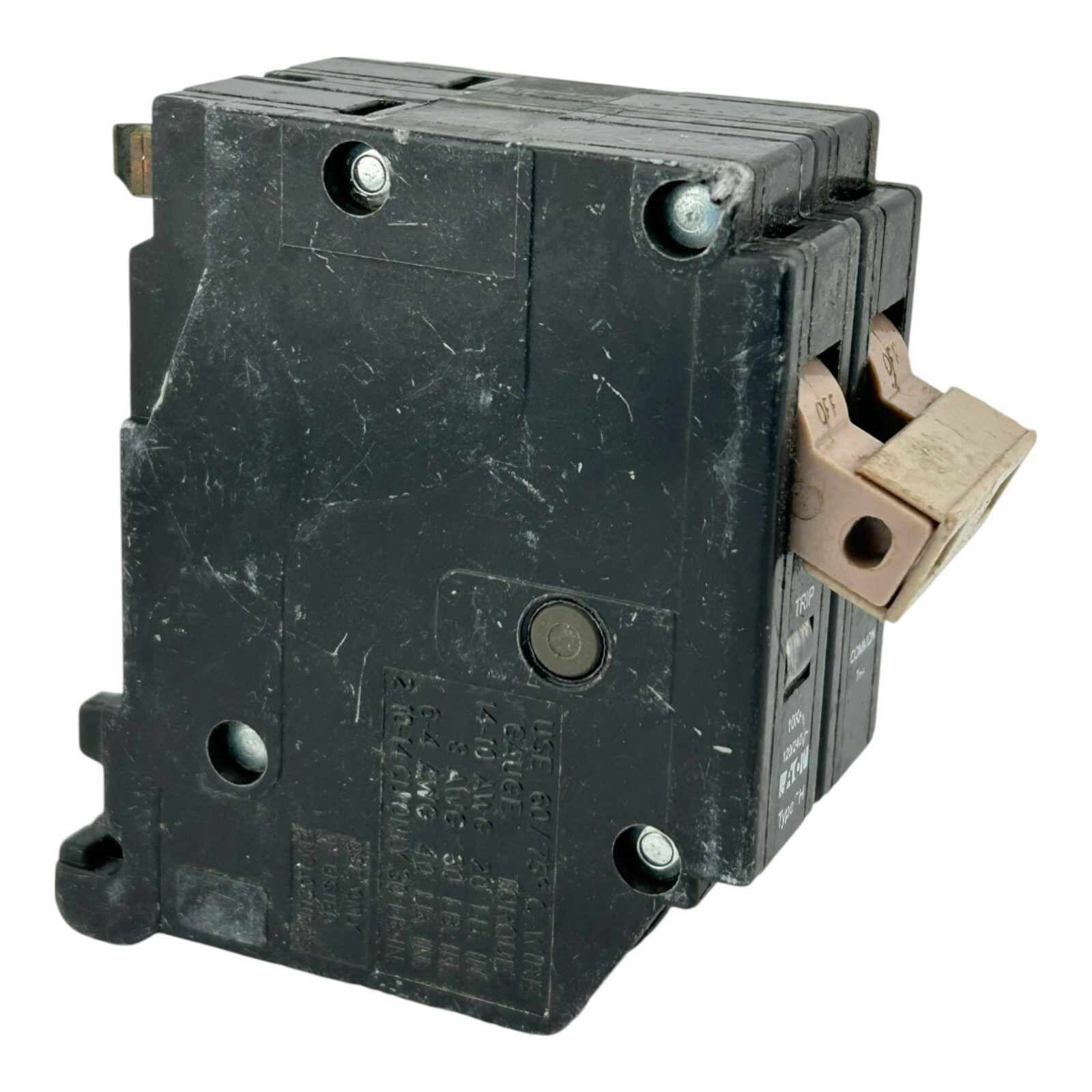 CHIPPED EATON CUTLER HAMMER CHF230 Plug In Breaker 2 Pole 30 Amp 120 240VAC
