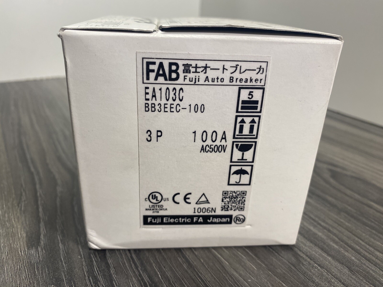 for Fuji Electric EA103C 100A Thermal Magnetic Circuit Breaker 3-P 690VAC -USA