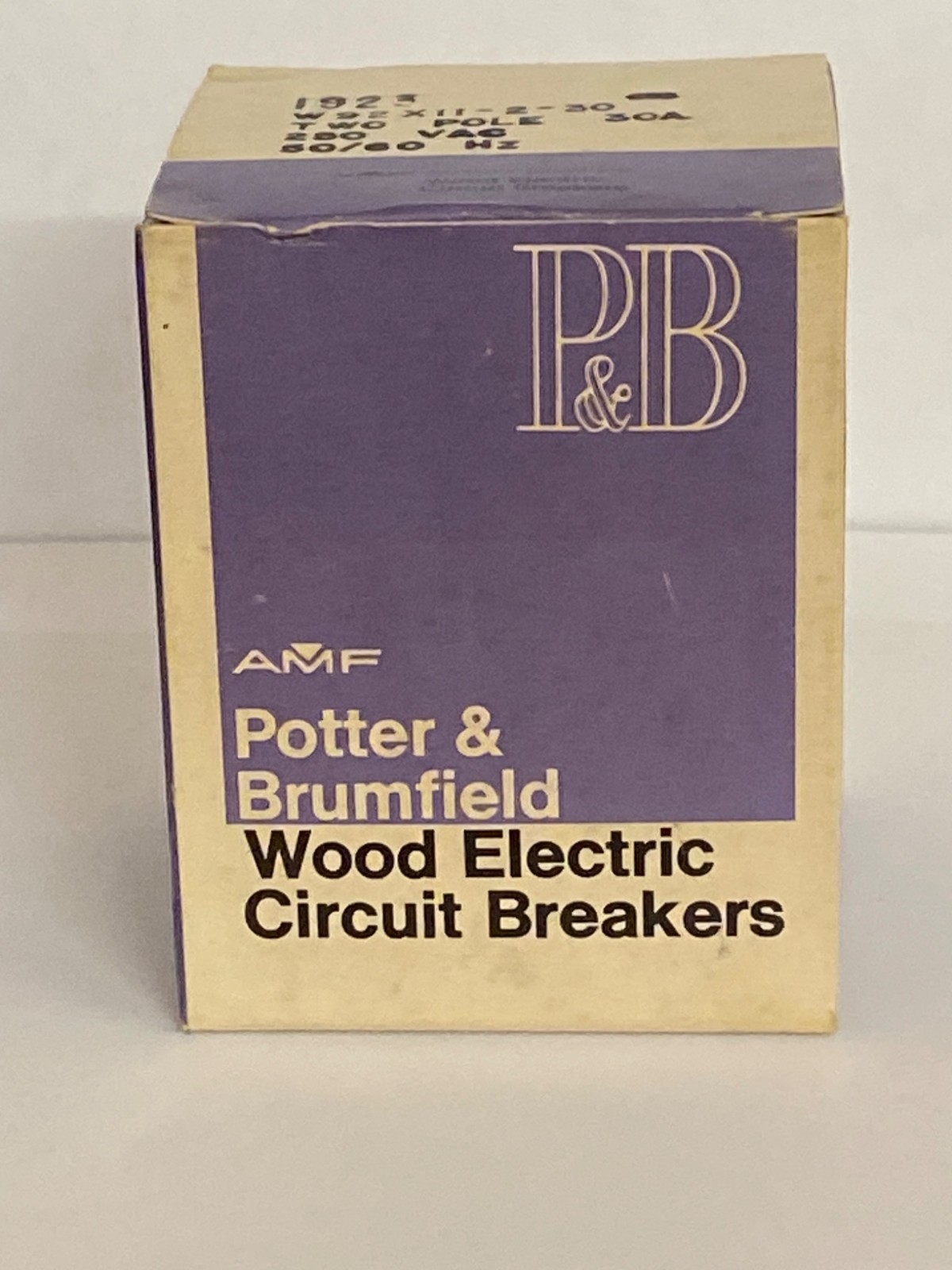 AMF Potter Brumfield W92X11-2-30 30A 2 Pole Circuit Breaker 250VAC NOS