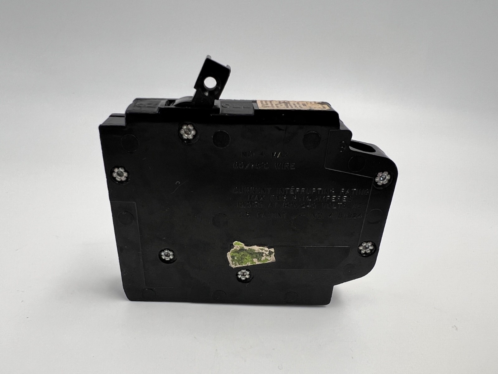 Crouse Hinds 20 Amp 1 Pole Type MM MH120R Circuit Breaker Right Clip