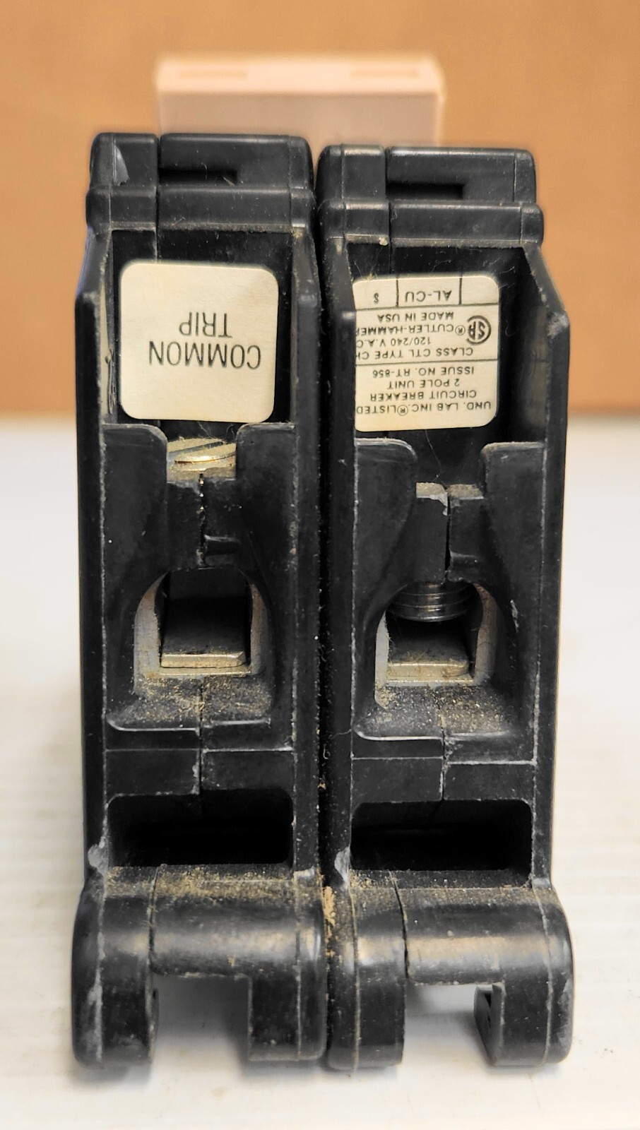 Cutler-Hammer CH250 Circuit Breaker 50A 2P 120/240 VAC HACR AL-CU