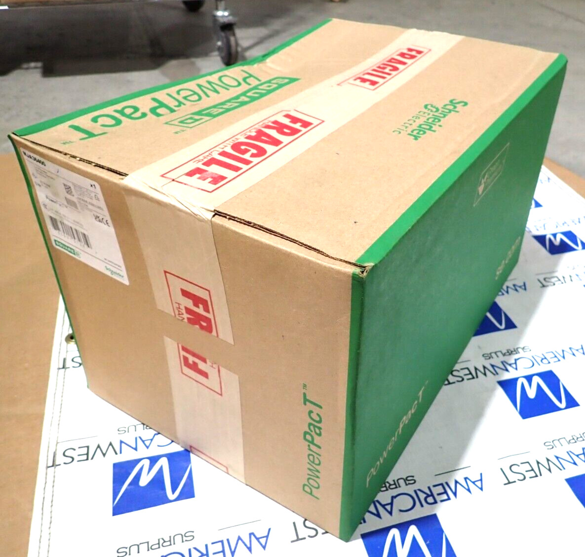 New Square D PowerPact MJA36400 3 Pole 400 Amp 600 Volt I-Line Circuit Breaker
