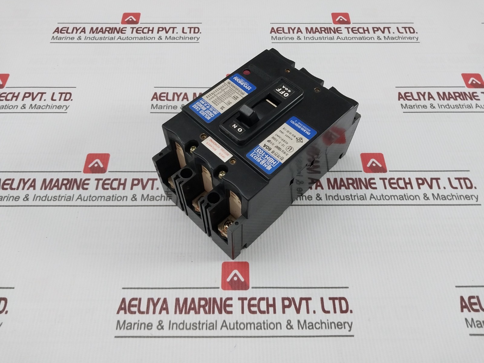 HYUNDAI HBH-103 Molded Case Circuit Breaker AC440V 18KA 60A