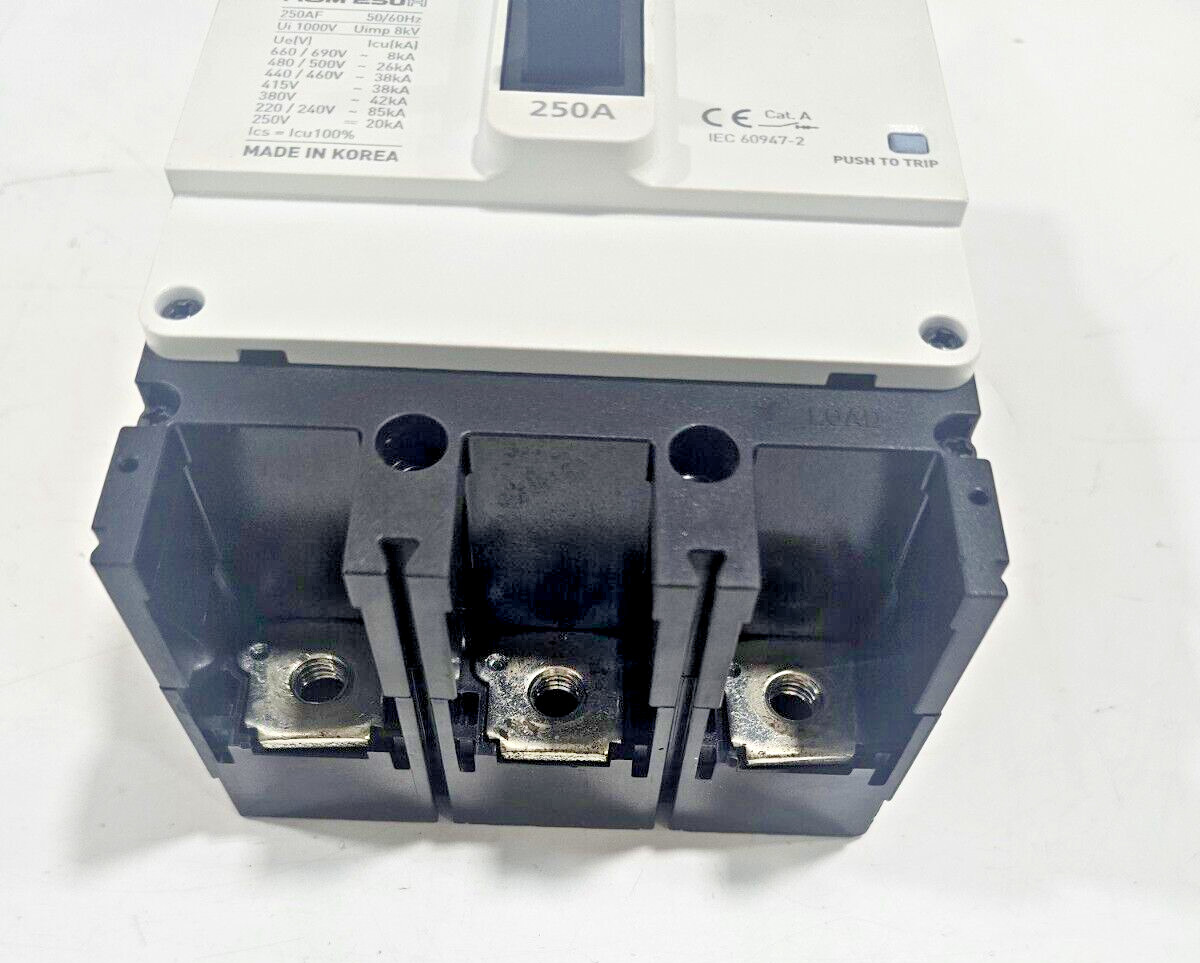 HYUNDAI ELECTRIC HGM250H CIRCUIT BREAKER 250A 3P 460VAC 38KA