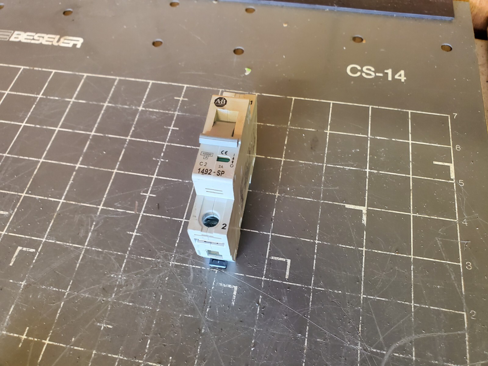 Allen-Bradley Miniature Circuit Breaker, 1492-SP1C020 Ser C / 2A / 1 Pole