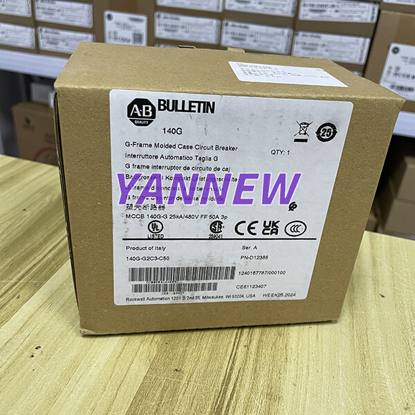 NEW sealed AB 3-Pole 480V Molded Case Circuit Breaker 140G-G2C3-C50