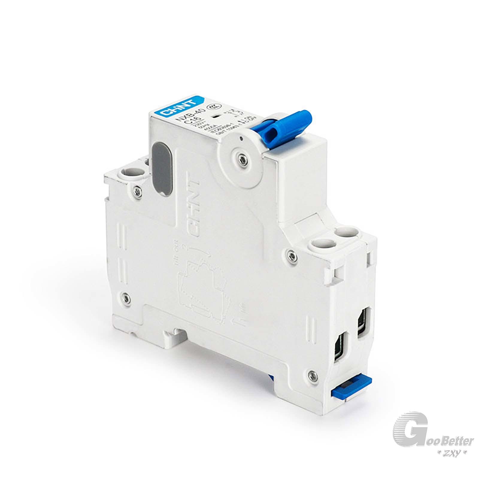 CHINT MCB Mini Circuit Breaker Double Pole1-6 10 16 25 32 40 50 63 80 100 125Amp