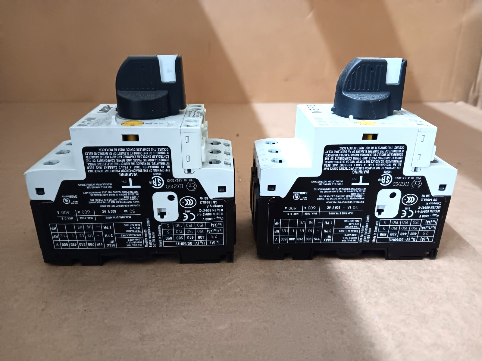 Eaton PKZM0-2.5 XTPR2P5BC1 Motor Protective Circuit Breaker Lot Of 2