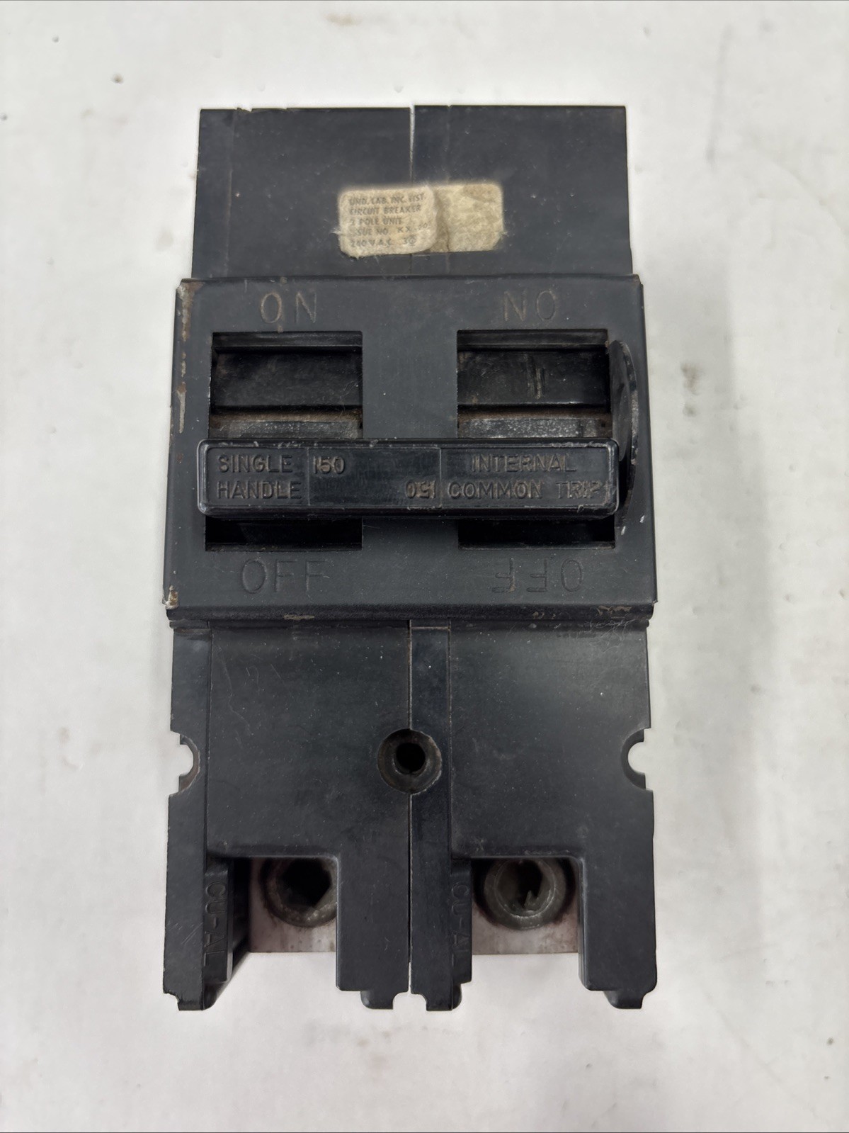 Zinsco Challenger QFP2150 2 Pole 150 Amp Type QFP Circuit Breaker. QFP24150
