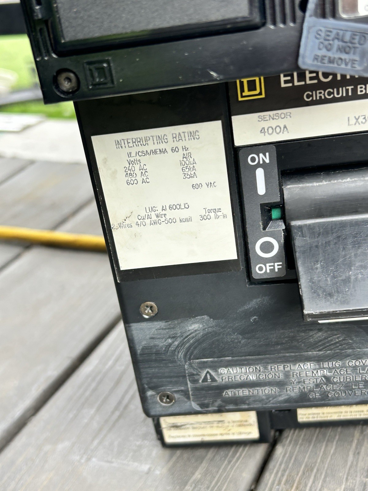 Square D LX36300