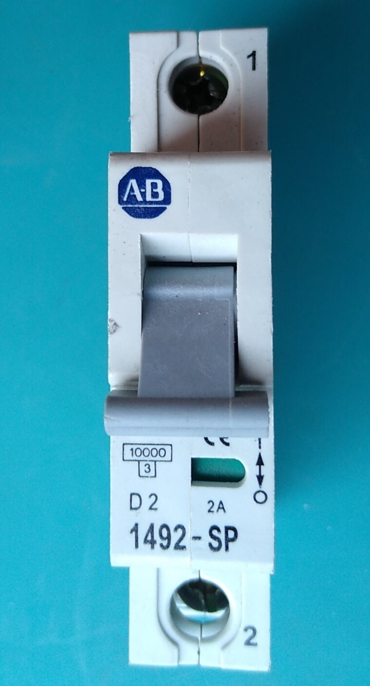 Allen-Bradley 1492-SP1D020 Circuit Breaker Ser. C, 2A, 1492SP1D020 AB
